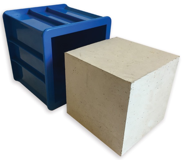 Khuôn đúc mẫu bê tông bằng nhựa giúp đảm bảo chất lượng các công trình xây dựng