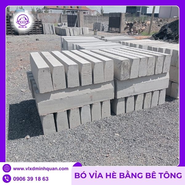 Bó vỉa bê tông 200x400x1000mm đúc sẵn
