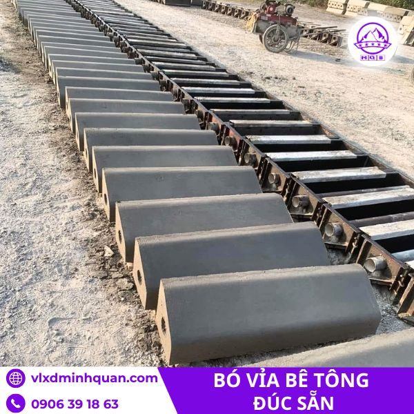 Kích thước bó vỉa dải phân cách thông dụng hiện nay