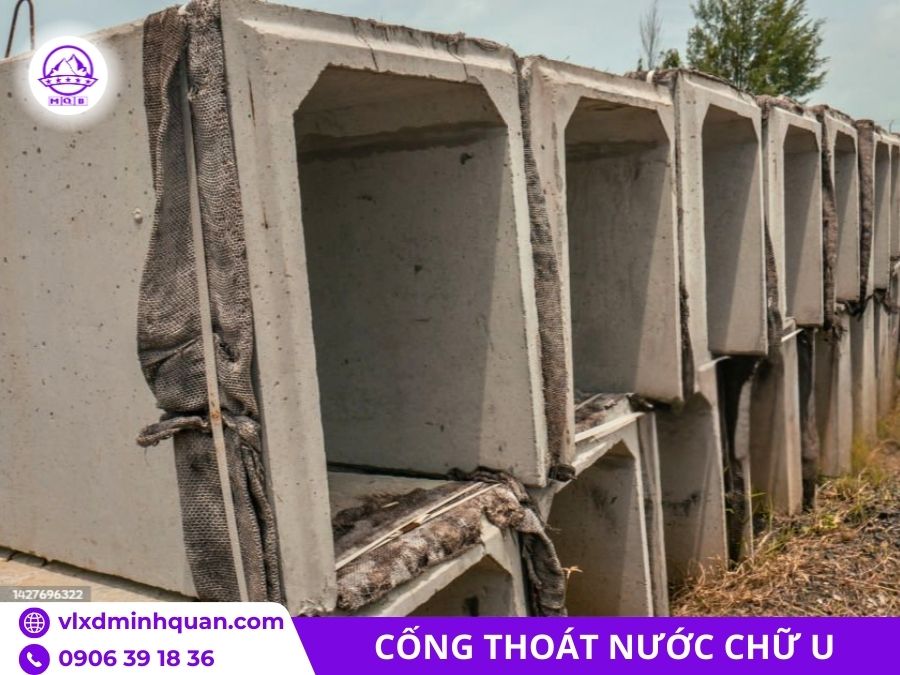Cống chữ u đúc sẵn sản xuất theo yêu cầu tại Miền Nam