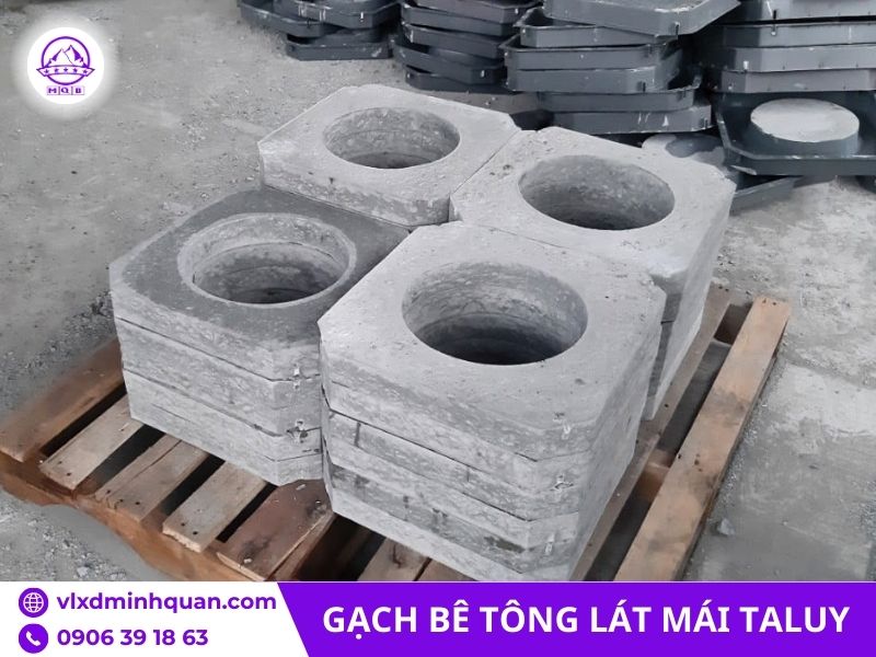 Gạch trồng cỏ lát bờ kè dùng cho kè sông, kênh mương