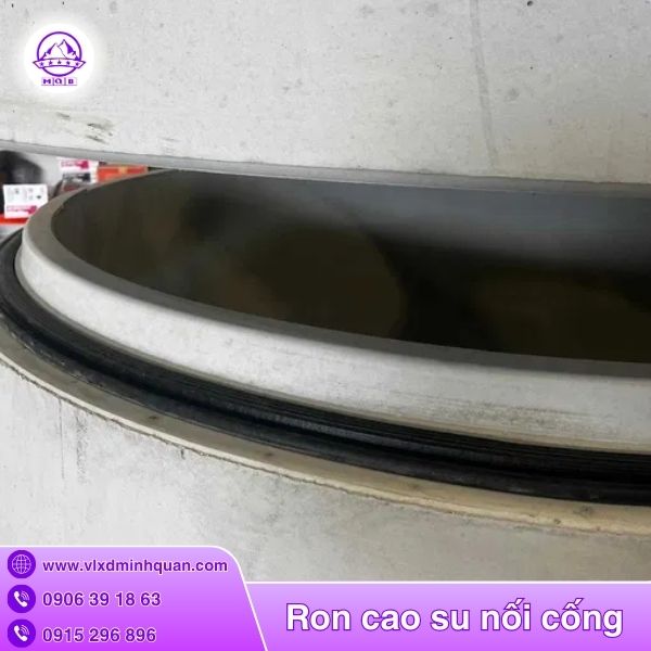 Gioăng cao su ống cống dùng cho cống rung ép, cống ly tâm