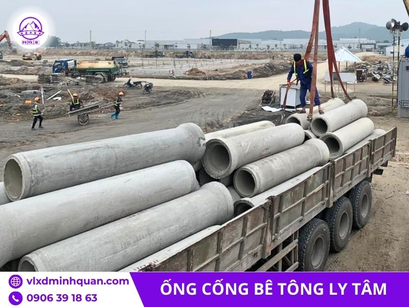 Ống cống ly tâm D600 phù hợp tuyến cống nhánh đô thị