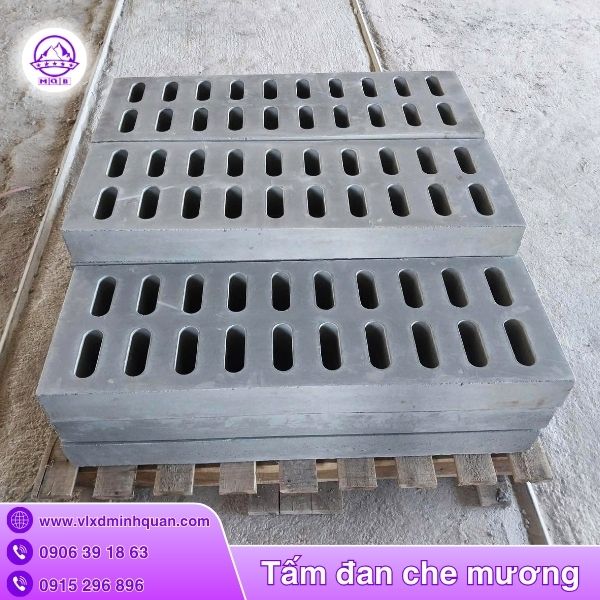 Tấm đan che mương cho mương thoát nước mưa đô thị