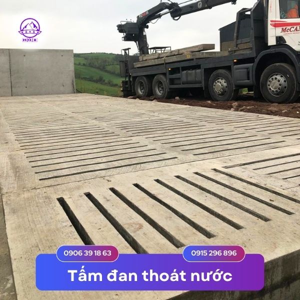 Tấm đan rãnh bê tông chịu tải cao